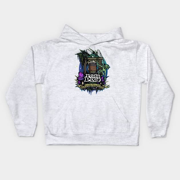 Fantasy Dive Bar - The Frisky Pixie Kids Hoodie by TrinityKnotStudio